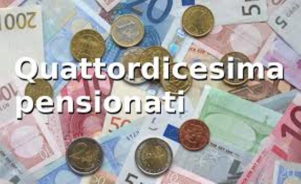 DATI DELL'  INPS SULL' EROGAZIONE DELLA QUATTORDICESIMA DEL MESE DI  LUGLIO 2019