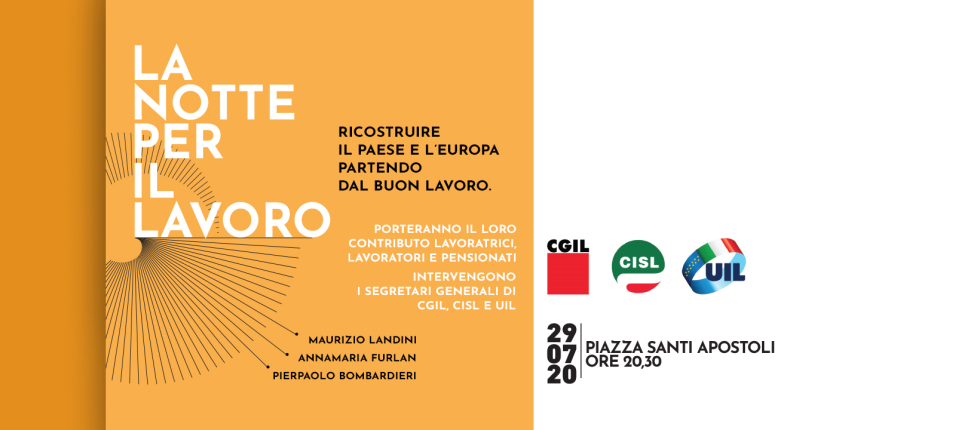  “LA NOTTE PER IL LAVORO