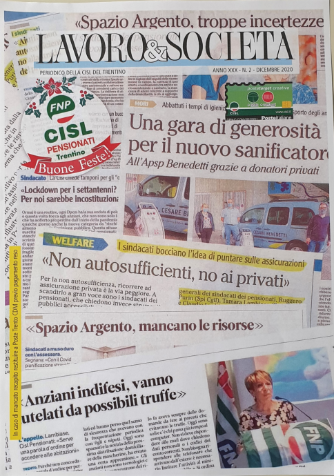 PERIODICO PENSIONATI FNP CISL DICEMBRE 2020