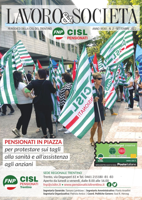 SINDACATO PENSIONATI CISL - NEWSLETTER SETTEMBRE 2022