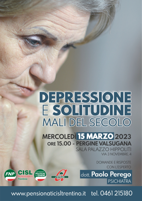 MARTEDI' CI VEDIAMO A PERGINE ALLE 15.00