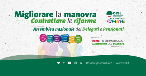 IL 15 DICEMBRE A ROMA ASSEMBLEA NAZIONALE 